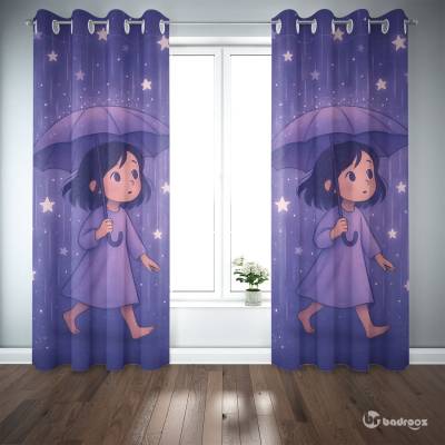 پرده پانچ دخترک در باران ستاره‌ها