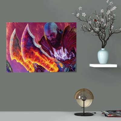 پوستر سیلک خدای جنگ (God of War)-11