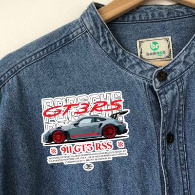 پچ حرارتی (برچسب لباس) پورشه GT3 RS مردانه – استایل اسپرت