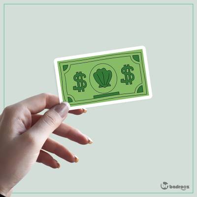 استیکر و برچسب دلار باب اسفنجی