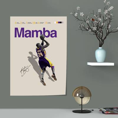 پوستر سیلک کوبی برایانت - Kobe Bryant