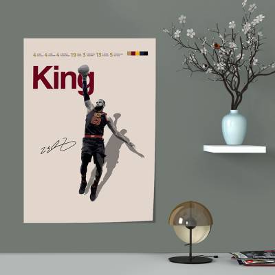 پوستر سیلک لبرون جیمز - 2 Lebron James