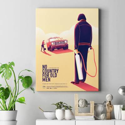 تابلو کنواس (بوم) جایی برای پیرمردها نیست - No Country for Old Men