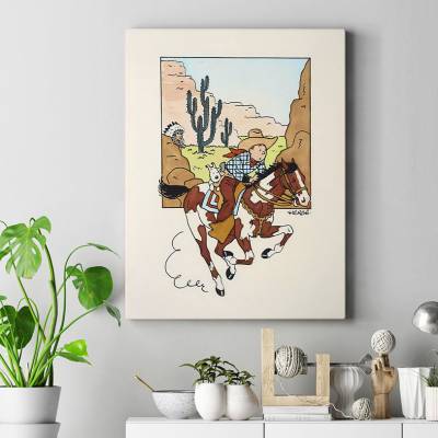 تابلو کنواس (بوم) تن تن - TinTin 34