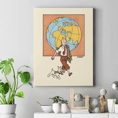 تابلو کنواس (بوم) تن تن - Tin Tin 37