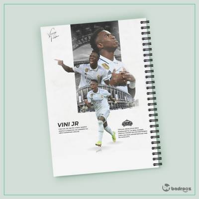 دفتر یادداشت Vinícius Júnior - وینیسیوس جونیور