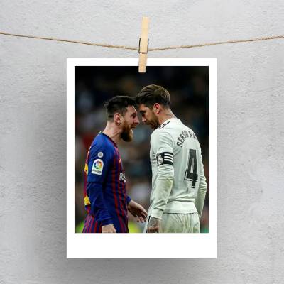 پولاروید(فتوکارت) راموس و مسی - Messi Vs Ramos