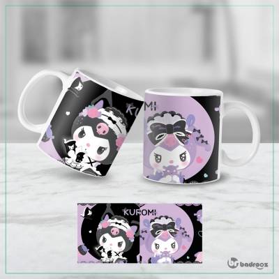 ماگ  کورومی Kuromi طرح گاتیک و کیوت - بهترین هدیه برای طرفداران سنریو