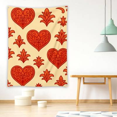 دراپ بنر پترن قلب‌های اسلیمی