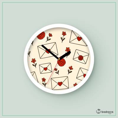 ساعت دیواری   پترن نامه‌های عاشقانه 