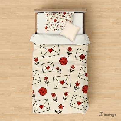 روتختی یک نفره  پترن نامه‌های عاشقانه 