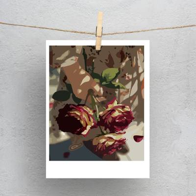 پولاروید(فتوکارت) پاییز گل ها