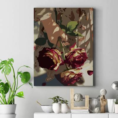 تابلو کنواس (بوم) پاییز گل ها