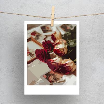 پولاروید(فتوکارت) جایی میان گل و خاطره