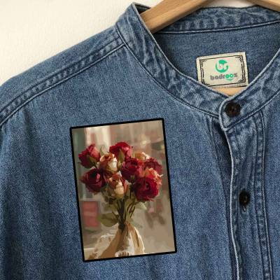 پچ حرارتی (برچسب لباس) لحظه ای قبل از فروپاشی