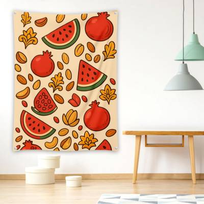 دراپ بنر پترن کارتونی یلدا