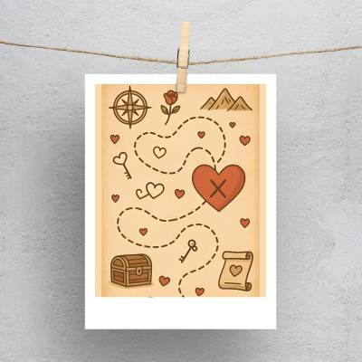 پولاروید(فتوکارت) نقشه عشق