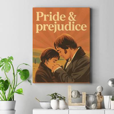 تابلو کنواس (بوم) پوستر غرور و تعصب