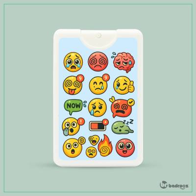 عطرجیبی پترن ایموجی کارتونی 