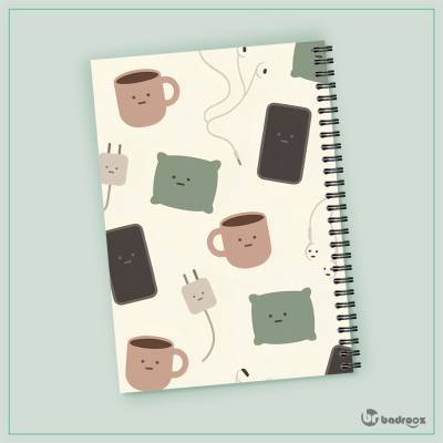 دفتر یادداشت پترن روزمره نسل Z