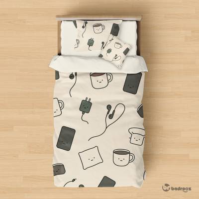 روتختی یک نفره پترن اشیاء روزمره نسل Z