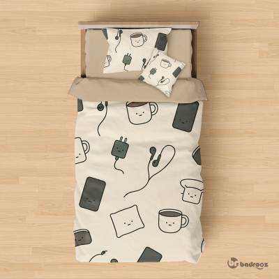 روتختی یک نفره پترن اشیاء روزمره نسل Z