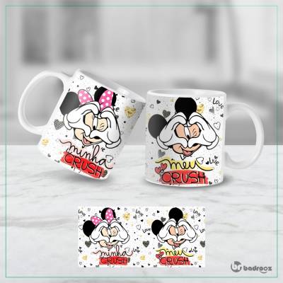 ماگ  میکی ماوس کراش عاشقانه – طرح قلب دست My Crush دیزنی