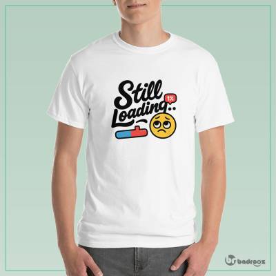 تی شرت مردانه تایپوگرافی هنوز لود نشدم