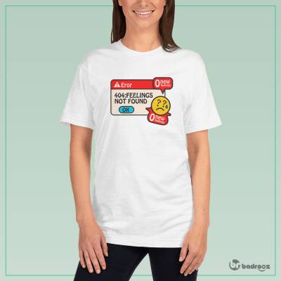 تی شرت زنانه خطای 404 بی احساس