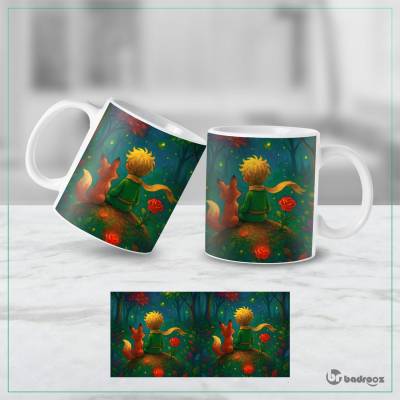 ماگ  شازده کوچولو و روباه در جنگل فانتزی