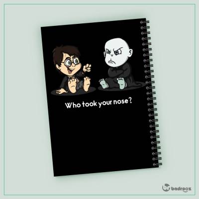 دفتر یادداشت harry potter & Voldemort