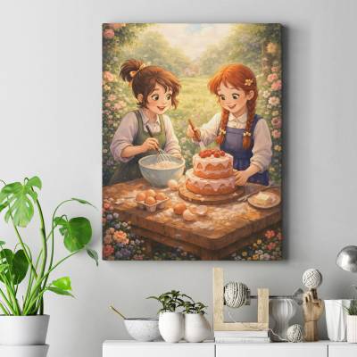 تابلو کنواس (بوم) آنشرلی و دیانا