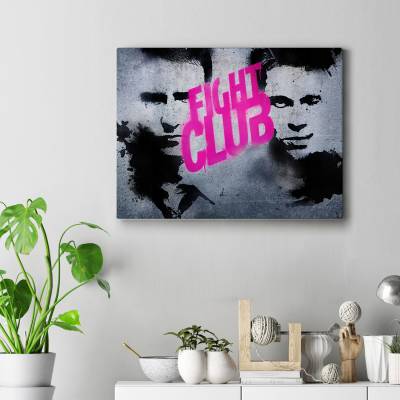 تابلو کنواس (بوم) باشگاه مبارزه (Fight Club)-2