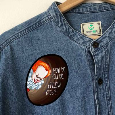 پچ حرارتی (برچسب لباس) پنی وایز (Pennywise)-11