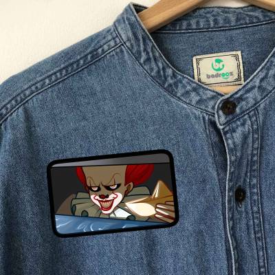 پچ حرارتی (برچسب لباس) پنی وایز (Pennywise)-13