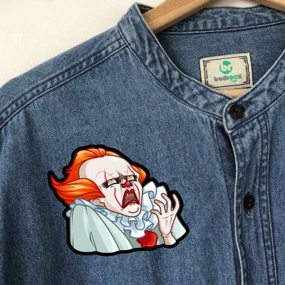پچ حرارتی (برچسب لباس) پنی وایز (Pennywise)-23