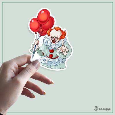استیکر و برچسب پنی وایز (Pennywise)-24