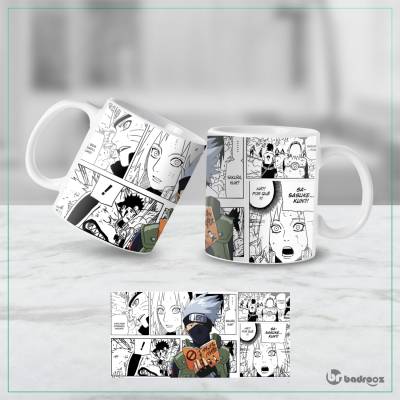 ماگ   کاکاشی هاتاکه با کتاب ایچا ایچا - طراحی مانگا ناروتو | هدیه انیمه‌ای