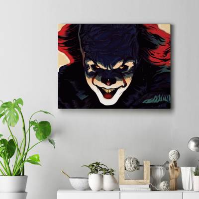 تابلو کنواس (بوم) پنی وایز (Pennywise)-28