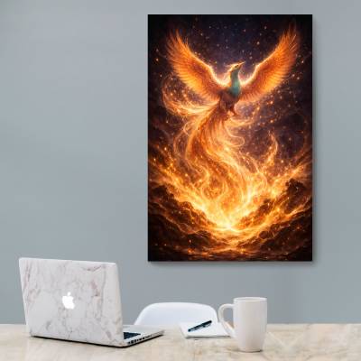 شاسی  تولد سیمرغ از آتش