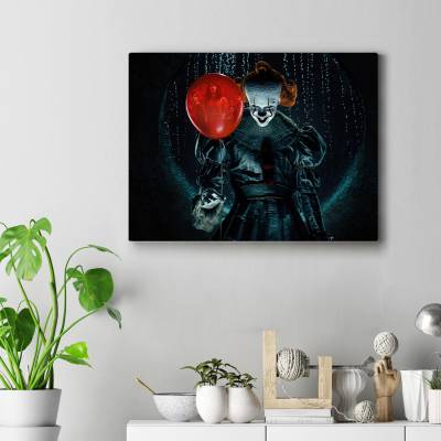 تابلو کنواس (بوم) پنی وایز (Pennywise)-30