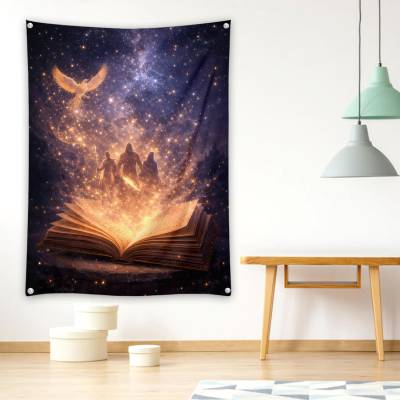 دراپ بنر شاهنامه در شب