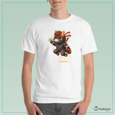 تی شرت مردانه اسب کارتونی نینجا