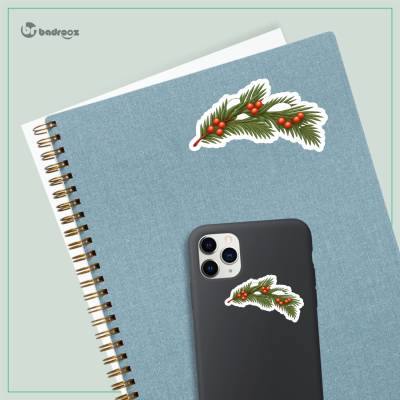 استیکر و برچسب  شاخه کاج