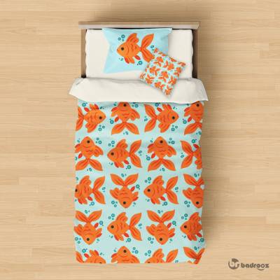 روتختی یک نفره وکتور ماهی قرمز