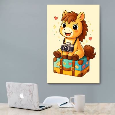 شاسی   اسب عکاس کارتونی