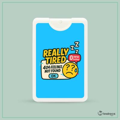 عطرجیبی تایپوگرافی واقعا خسته ام