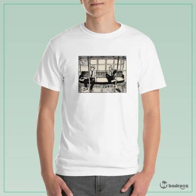 تی شرت مردانه انیمه چینساومن (دنجی و پاور)