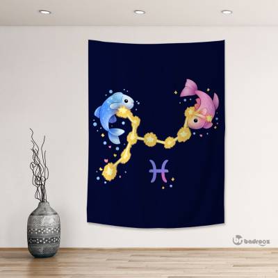 بک دراپ  صورت فلکی اسفند کارتونی