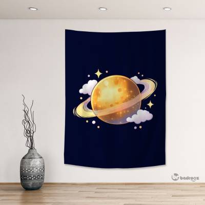 بک دراپ سیاره عطارد کارتونی